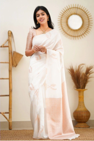 Soft Lichi Silk Saree