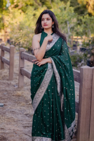MC 621 GREEN kanjivaram silk saree collection