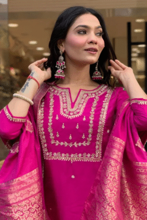 KUSUMA M-04 Designer Kurta With Pant And Dupatta Collection