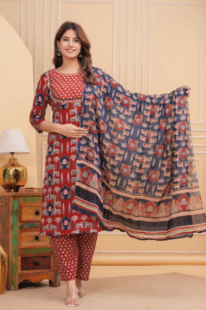 KUSUMA BK-02 KURTI PANT WITH DUPATTA COLLECTION