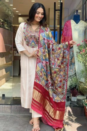 KUSUMA KV-01 KURTI PANT WITH DUPATTA COLLECTION