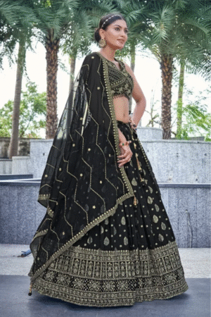 CHANSI TRENDZ BLACK LEHENGA COLLECTION