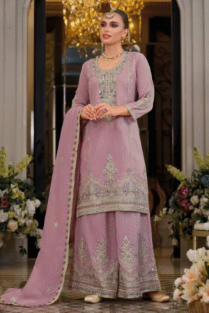 Eba Paradise Shimmer With Embroidered Ready Made Suits