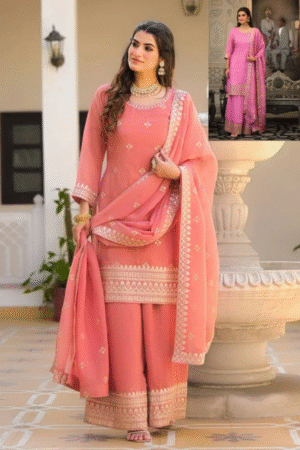 Afsana Kashaf Fandy Crush Embroidered Readymade Suit