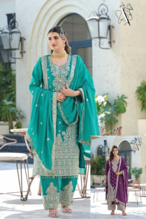 Afsana Mehreen Chinon Embroidered Readymade Collection