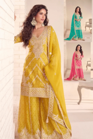 Gulkayra Rangoli Chinon Embroidered Salwar Suit Collection
