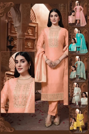 Kaya Anisha Chanderi jacquard Readymade Collection