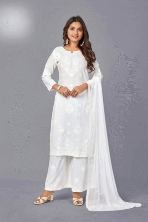 Blue Hills Snow White Vol 3 Rayon Readymade Collection