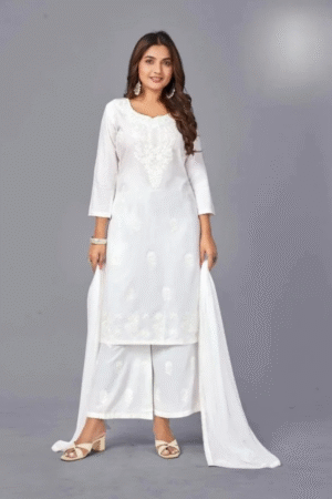 Blue Hills Snow White Vol 3 Rayon Readymade Collection