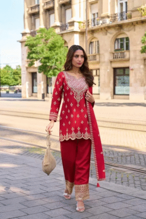 Sayuri Mumtaz Shimmer Silk Embroidered Salwar Suit Collection
