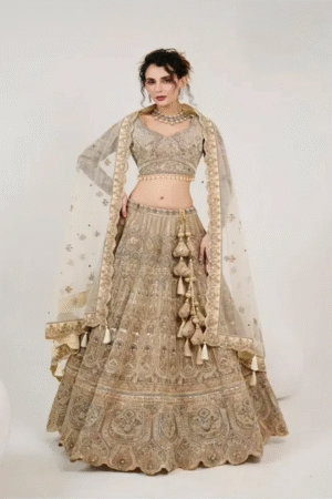 Nishtha Gold Multi Bridal Designer Lehenga Choli Collection