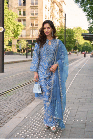 Sayuri Mumtaz Shimmer Silk Embroidered Salwar Suit Collection