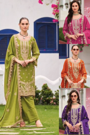 Your Choice Chinon Designer Salwar Kameez