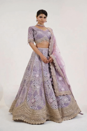 Nishtha Lavender Bridal Designer Lehenga Choli Collection