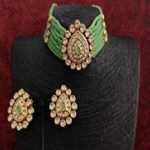 Kundan Stones Party wear Kundan Necklace Set