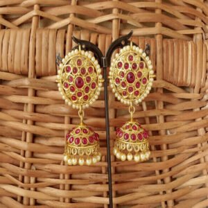 Elegance kemp Jhumka Earring