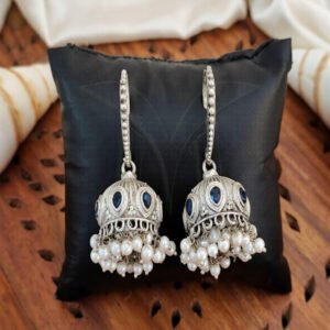 Vintage-Inspired Oxidized Earrings Lightweight Traditional Jewelry