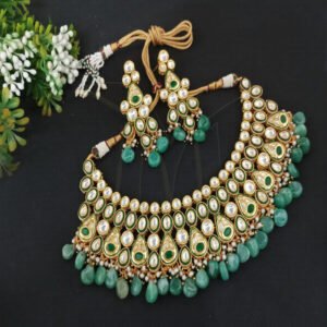 Heavy Kundan Necklace Set Grand Traditional Jewellery for Bridal & Festive Wear