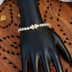 American Diamond Full Stone High Gold Polish Party wear Bracelets