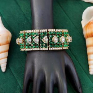 Luxury AD Mehandi Finish Statement Bracelet