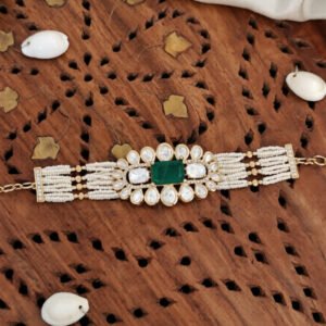 Kundan Stone High Gold Polish Fancy Bracelets