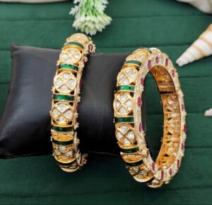 Premium Kundan Bengal Set in High Gold Finish