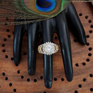 Designer Beautiful High Gold Polish Fancy Finger Rings
