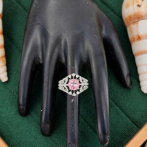 Fancy Full Stone American Diamond Finger Ring