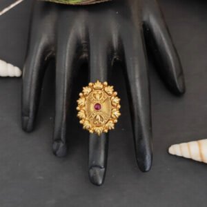 Antique Jewellery Design High Gold Polish Party Wear Finger Rings