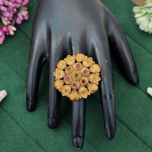 Design High Gold Polish Full Stone Finger Rings