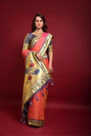 Banarasi Soft Silk Paithani Saree