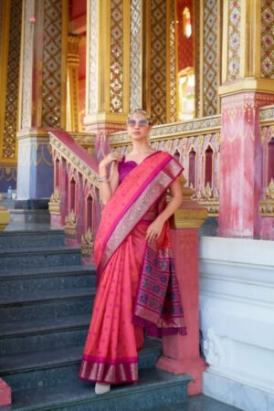 Heavy Tussar Handloom Silk Patola Saree