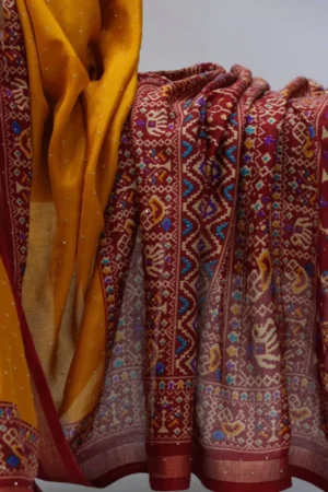 Mul Cotton Patola Print Saree