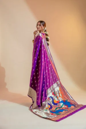 RajPath Pure Paithani Silk Saree