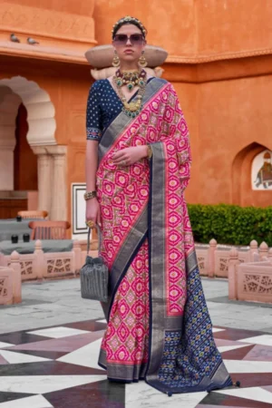 Soft Silk Patola Wedding Saree