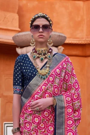 Soft Silk Patola Wedding Saree
