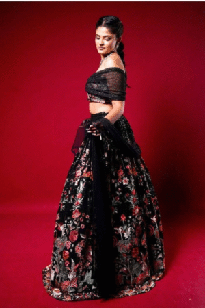 Designer Bollywood Style Foux Georgette Lehenga