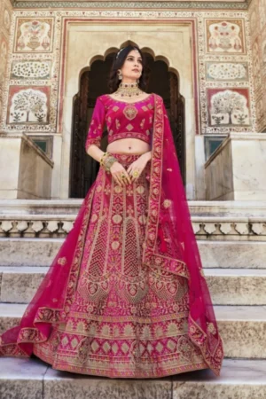 Bridal Special Heavy Velvet With Fancy Dori Work Lehenga Choli