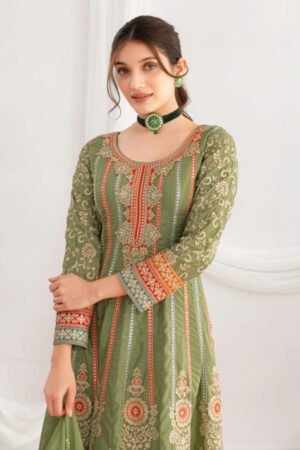 Silk Anarkali with Mirror Handwork Colors Available Green Purple Yellow